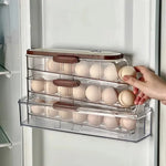 Egg Storage Organizer Acrylic Rolling Stackable