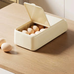 Egg Storage Organizer Stackable Automatic-Rolling Space-Saving