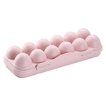 Egg Storage Tray Lidded Refrigerator Organizer 12 or 18 Egg Capacity