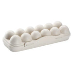 Egg Storage Tray Lidded Refrigerator Organizer 12 or 18 Egg Capacity