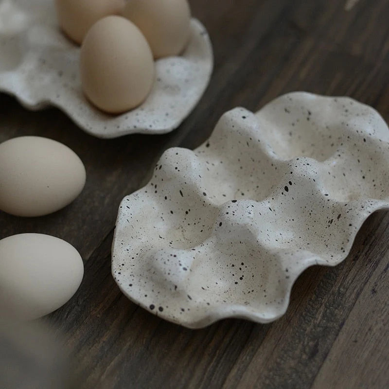 Egg Storage Tray Resin Divided 6 Or 12 Grid