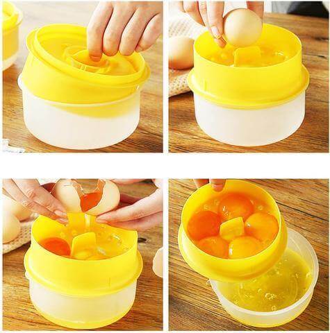Egg Yolk Separator Multi-Egg Dishwasher-Safe