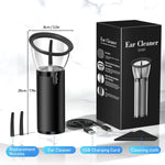Electric Ear Cleaner USB Rechargeable 6 Silicone Tips