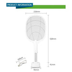 Electric Fly Swatter 3000V Dual-Mode USB Rechargeable
