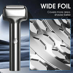 Electric Foil Shaver Rinseable 60-Minute Battery Rechargeable