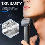 Electric Foil Shaver Rinseable 60-Minute Battery Rechargeable