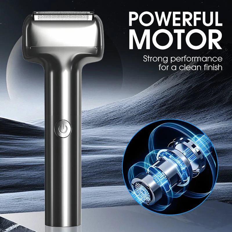 Electric Foil Shaver Waterproof Quiet Rechargeable
