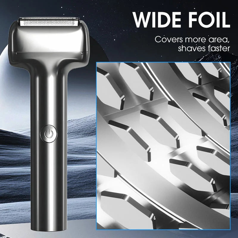 Electric Foil Shaver Waterproof Quiet Rechargeable