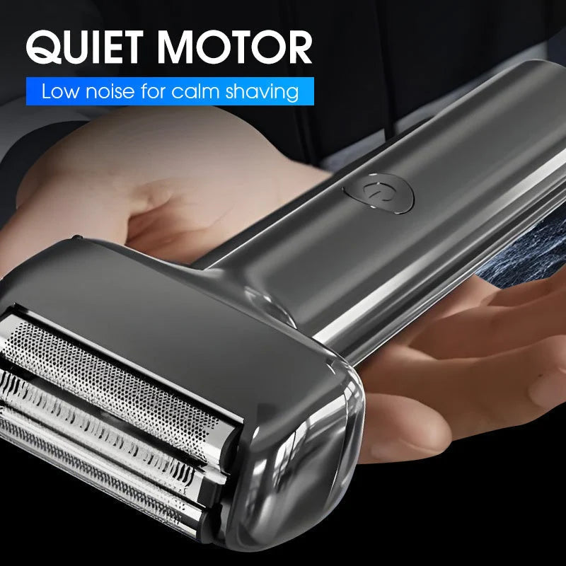 Electric Foil Shaver Waterproof Quiet Rechargeable