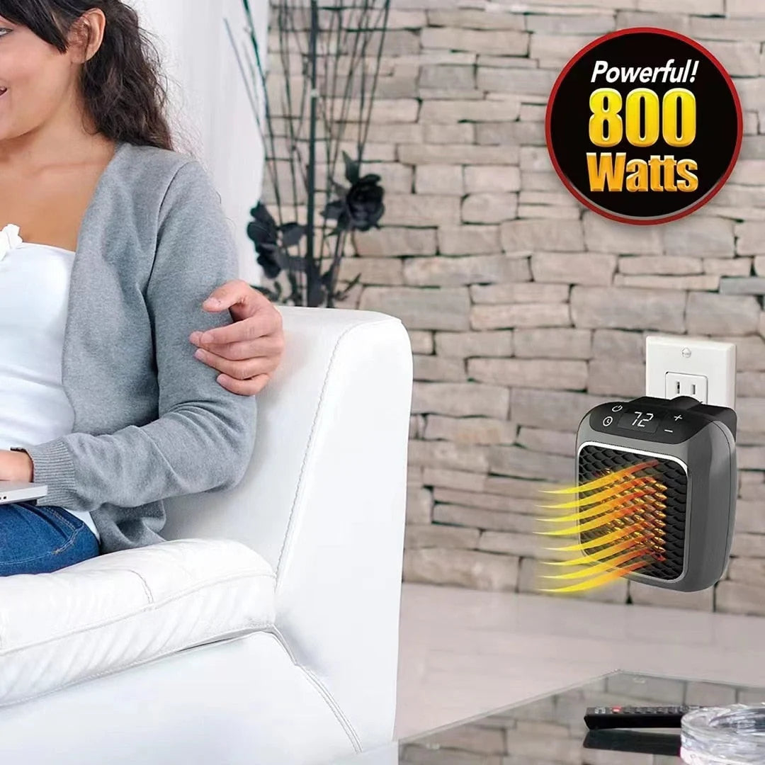 Electric Heater Wall-Mounted 800W LED Digital Display