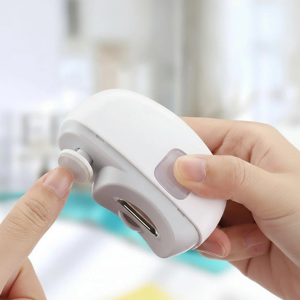 Electric Nail Clipper Automatic Cutting & Polishing Compact Design