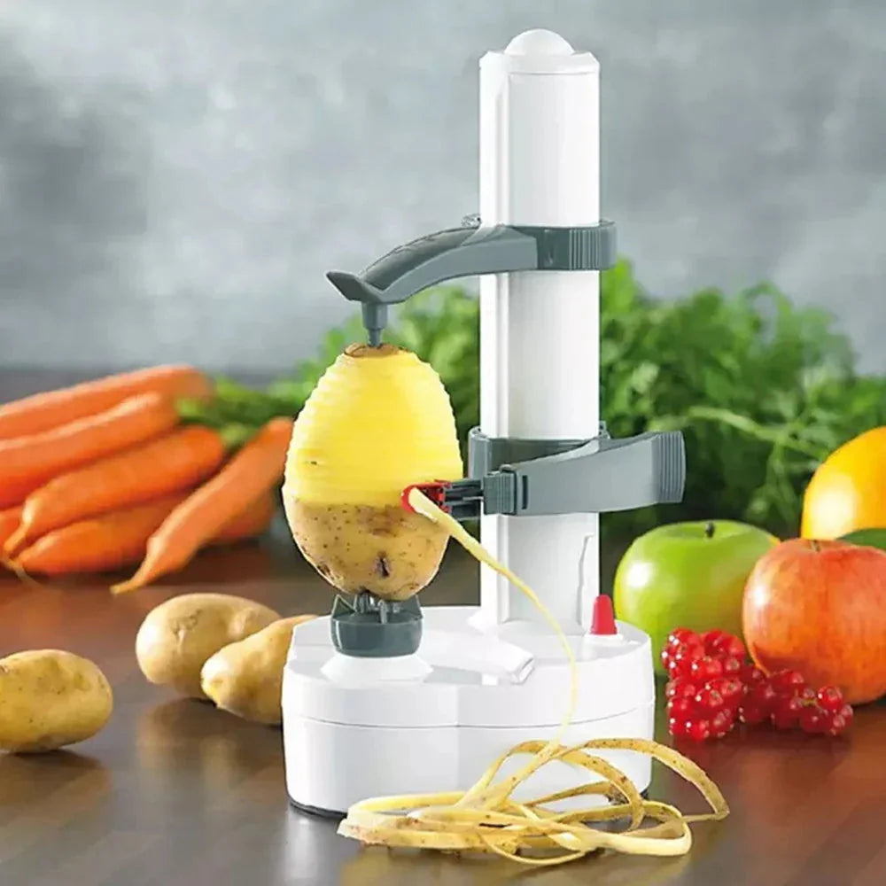 Electric Potato Peeler Automatic Shutoff Root Vegetable Prep