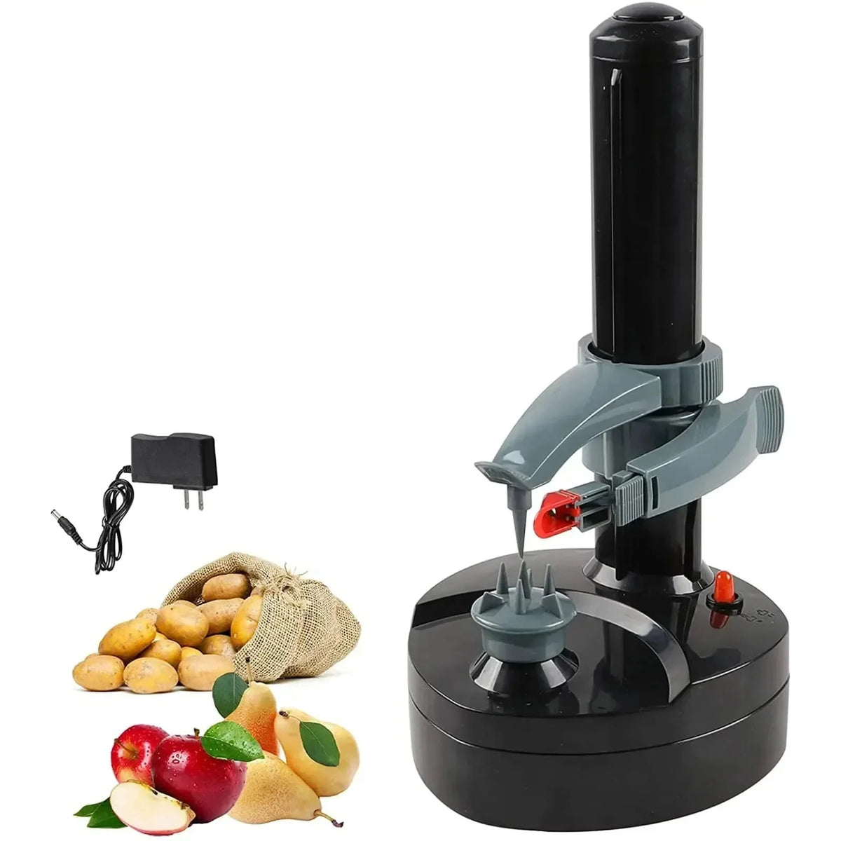 Electric Potato Peeler Automatic Shutoff Root Vegetable Prep