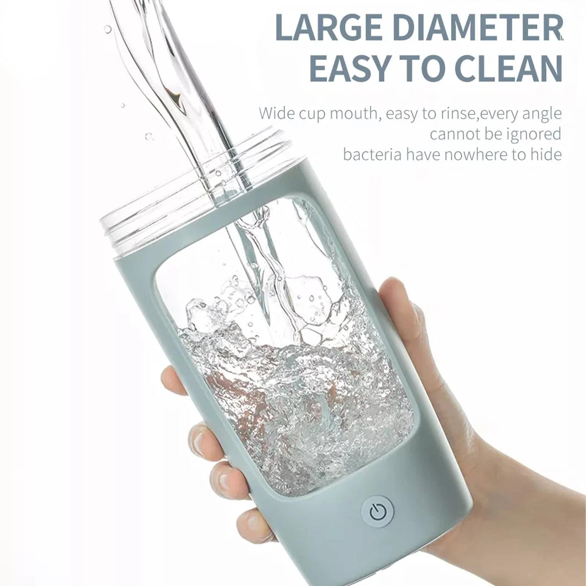 Electric Protein Shaker Bottle Self-Mixing BPA-Free Leakproof