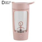 Electric Protein Shaker Bottle Self-Mixing BPA-Free Leakproof