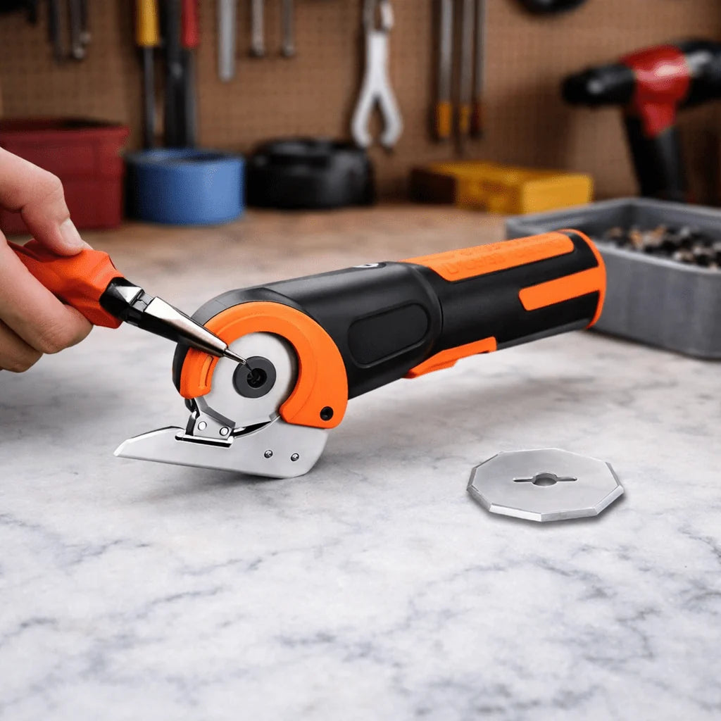 Electric Scissors Cordless Self-Sharpening Up to 120-Minute Battery Life