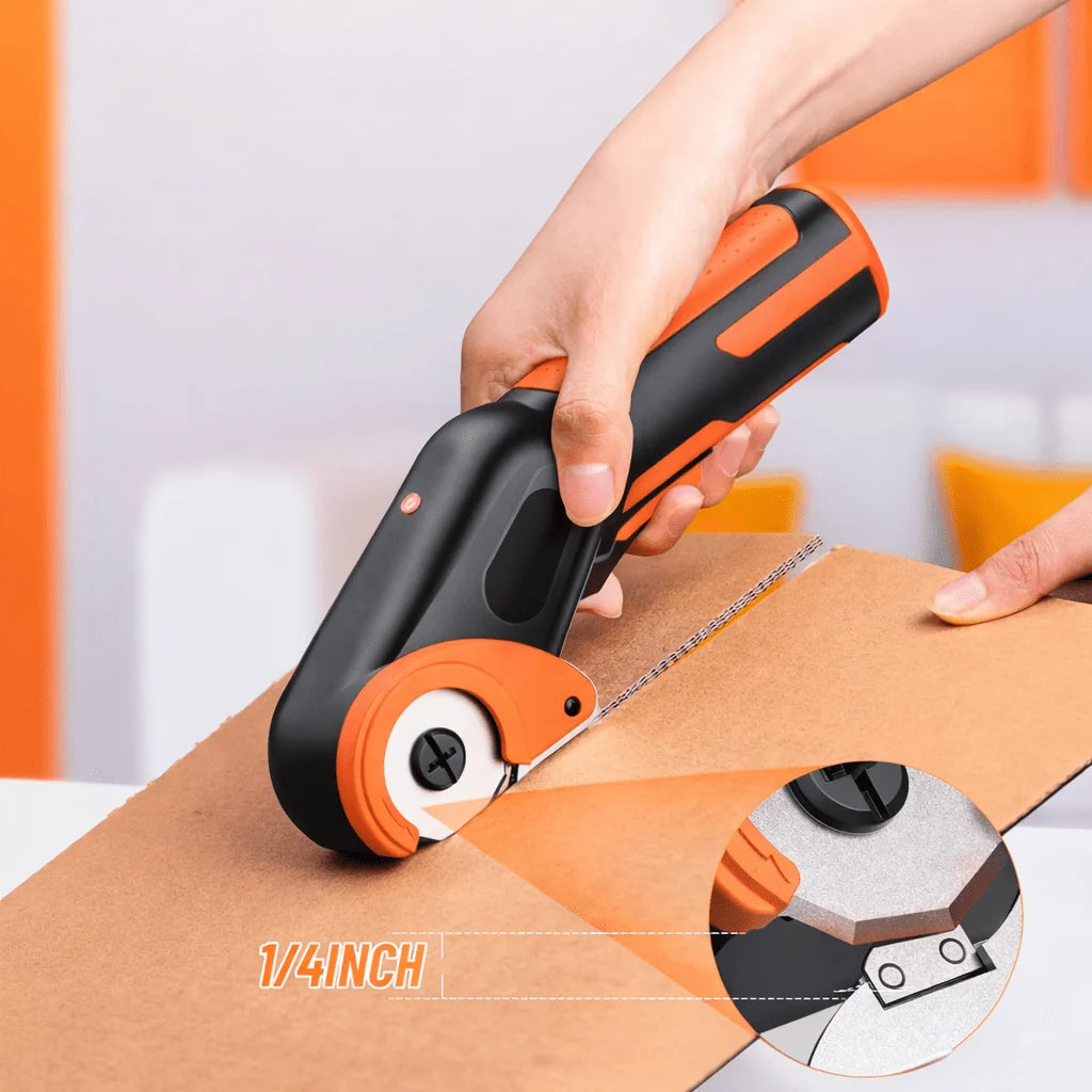 Electric Scissors Cordless Self-Sharpening Up to 120-Minute Battery Life