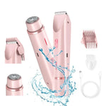 Electric Shaver & Bikini Trimmer Dual Heads Waterproof Cordless