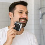 Electric Shaver Dual-Ring Blades Water-Resistant