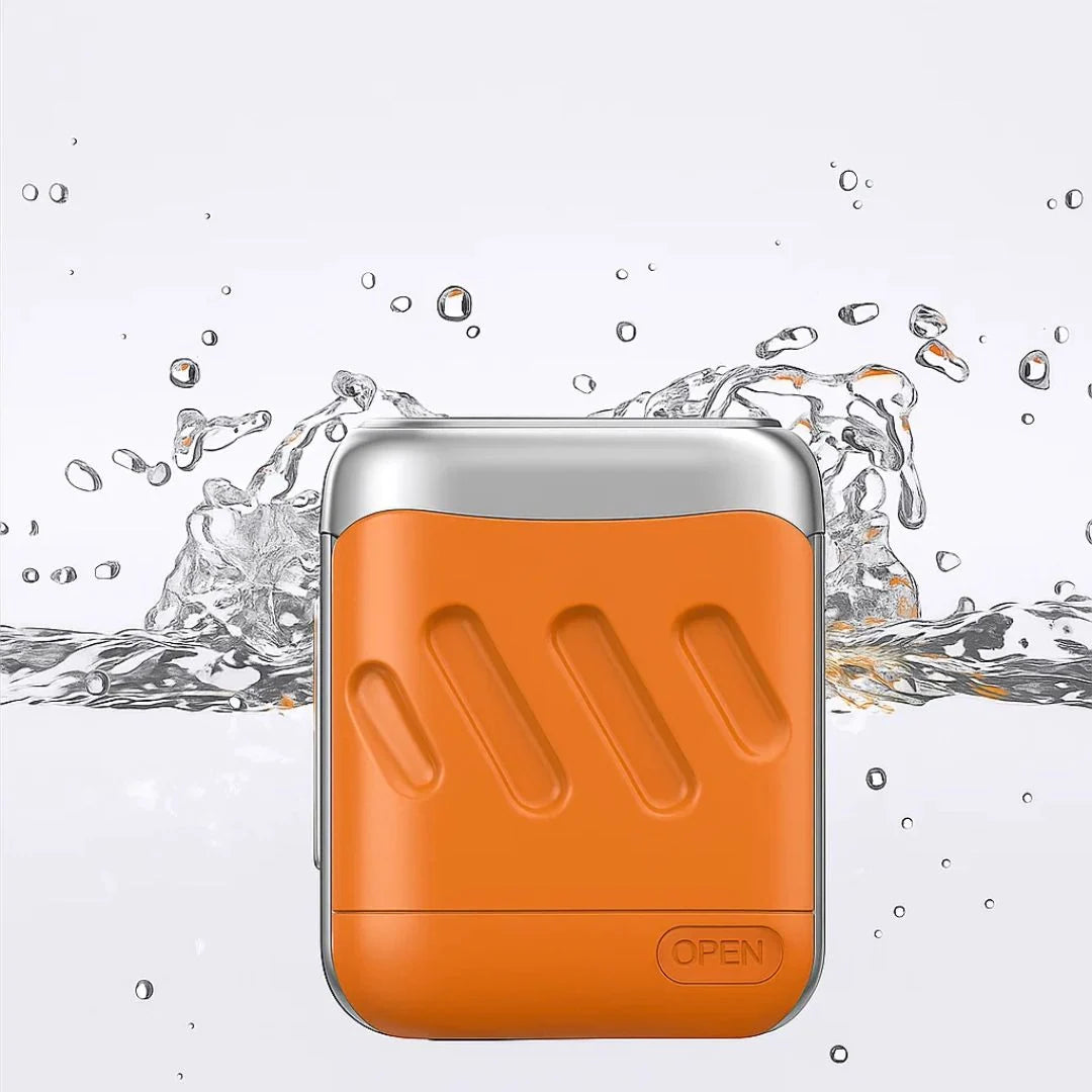 Electric Shaver Dual-Ring Blades Water-Resistant