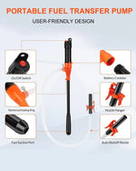 Electric Siphon Pump Battery-Powered High-Flow Liquid Transfer