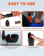Electric Siphon Pump Battery-Powered High-Flow Liquid Transfer