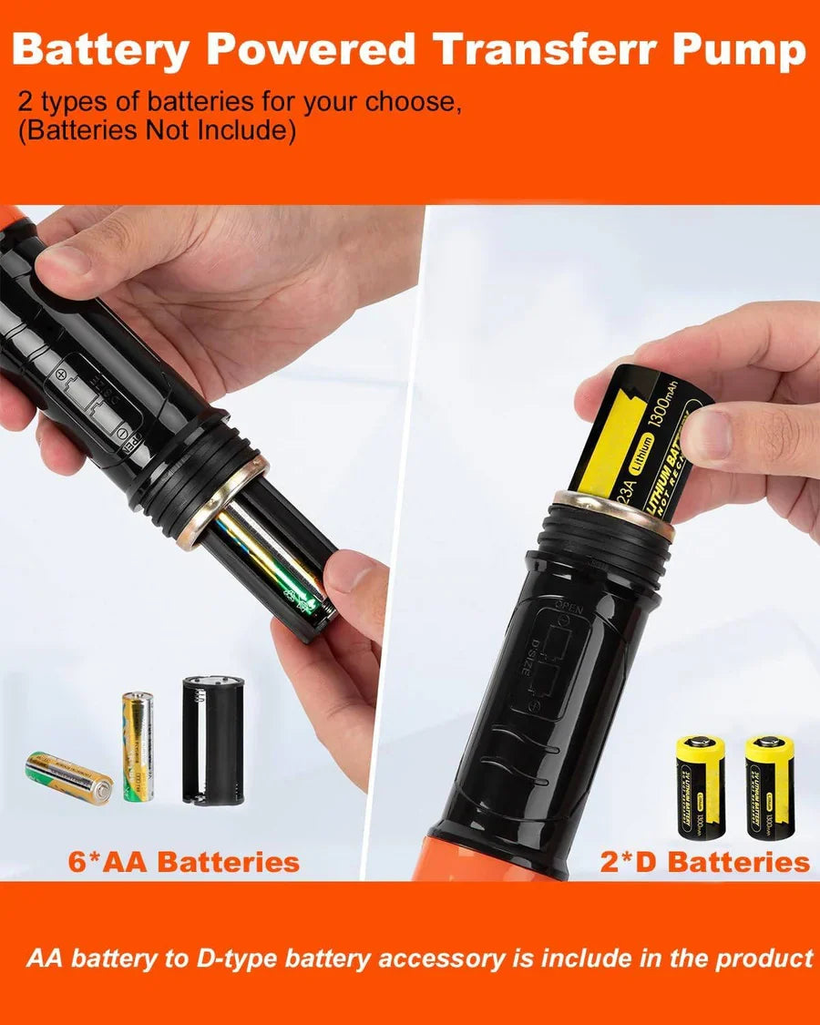 Electric Siphon Pump Battery-Powered High-Flow Liquid Transfer