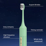 Electric Toothbrush Sonic 40,000 Vibrations USB Rechargeable Waterproof