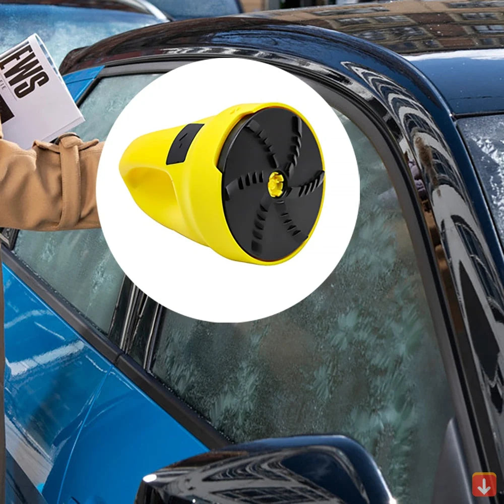 Electric Windshield Ice Scraper Rechargeable Cordless Rotating Disc