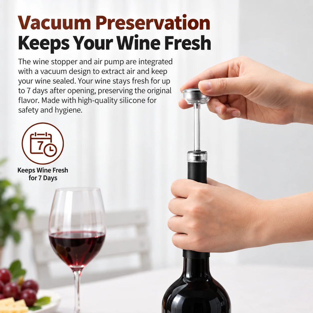 Electric Wine Opener Set USB Rechargeable With Accessories