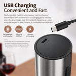 Electric Wine Opener Set USB Rechargeable With Accessories