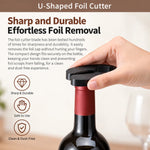 Electric Wine Opener Set USB Rechargeable With Accessories