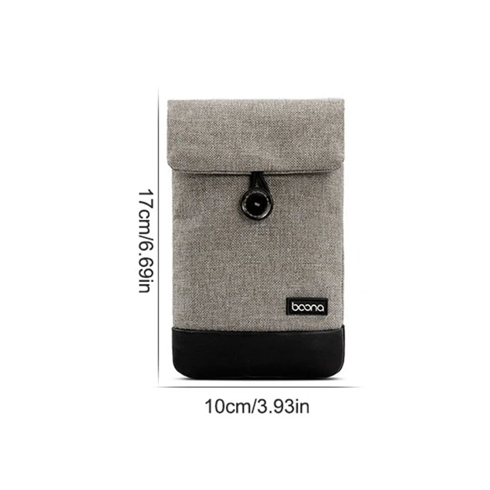 Electronics Accessories Storage Bag Compact Protective Buckle Closure