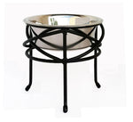 Elevated Dog Bowl Stand Stainless Steel Bowl Three Heights