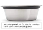 Elevated Dog Bowl Stand Wrought Iron Stainless Steel Bowl
