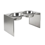 Elevated Dog Feeder Stainless Steel Double Bowl 18-Inch