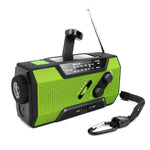 Emergency Radio 4000mAh Rechargeable Solar & Hand-Crank