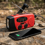 Emergency Radio Power Bank Solar & Hand Crank