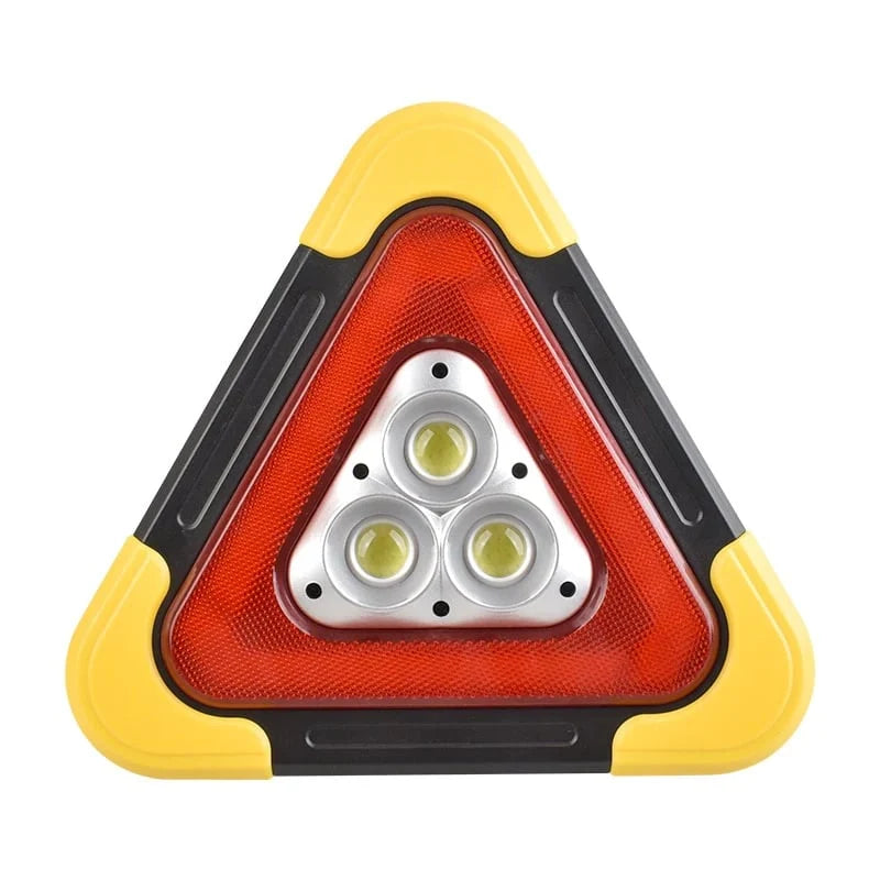 Emergency Triangle Light Solar-Powered & USB Power Bank