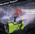 Emergency Weather Radio Hand Crank & Solar 4000mAh
