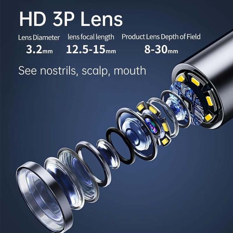 Endoscope Camera HD Wi-Fi Six LED Lights