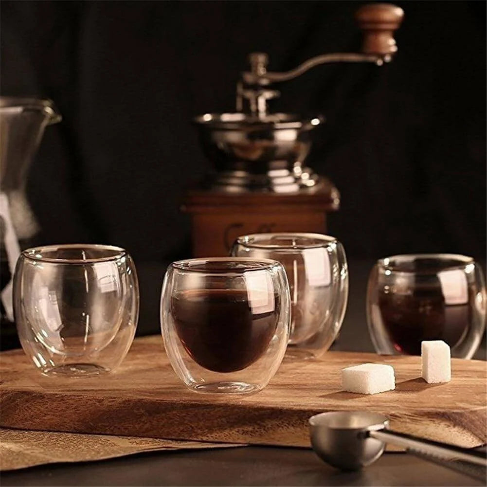Espresso Cup Double-Wall Insulated Condensation-Free