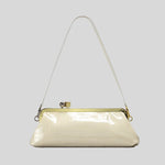 Evening Bag Patent Leather Glossy Finish Detachable Strap