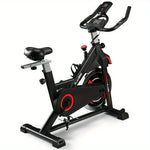 Exercise Bike Silent Belt Drive Heavy Flywheel LCD Display