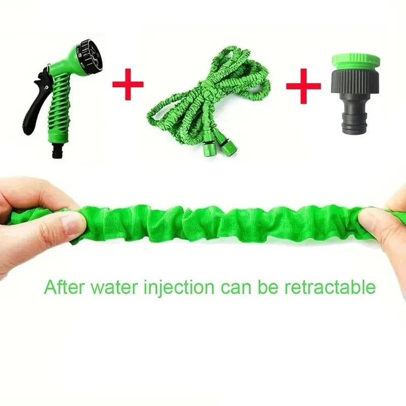 Expandable Garden Hose 7 Spray Modes Space-Saving Storage