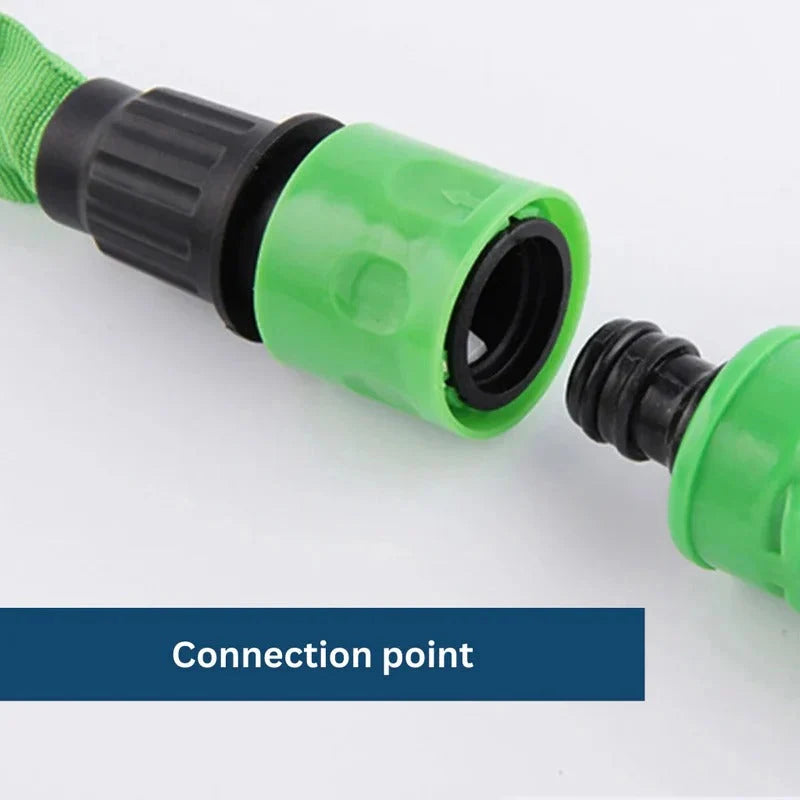 Expandable Garden Hose Lightweight 150 Ft Multi-Pattern Nozzle