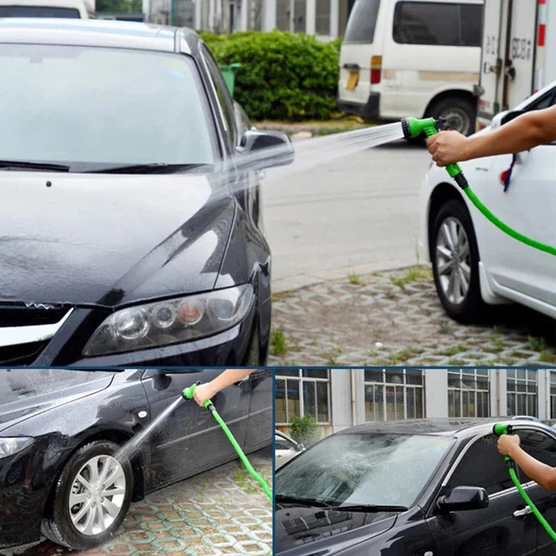 Expandable Garden Hose Lightweight 150 Ft Multi-Pattern Nozzle