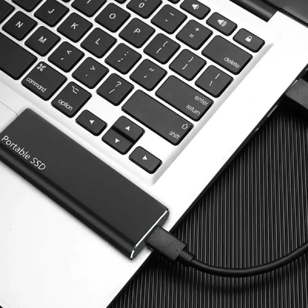 External Hard Drive 4TB Portable USB-C Plug-and-Play