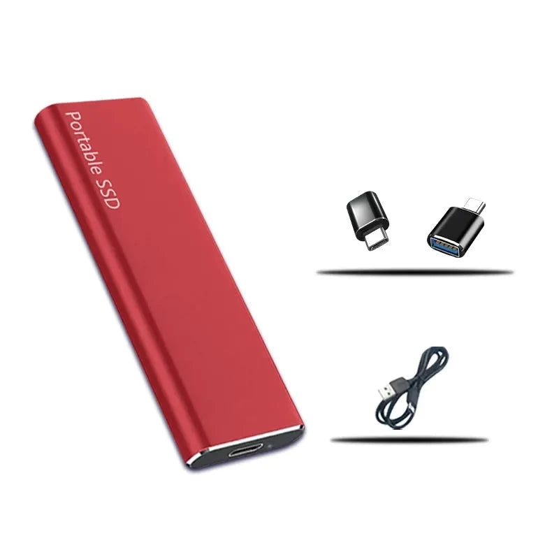 External Hard Drive 4TB USB-C Portable Plug-and-Play