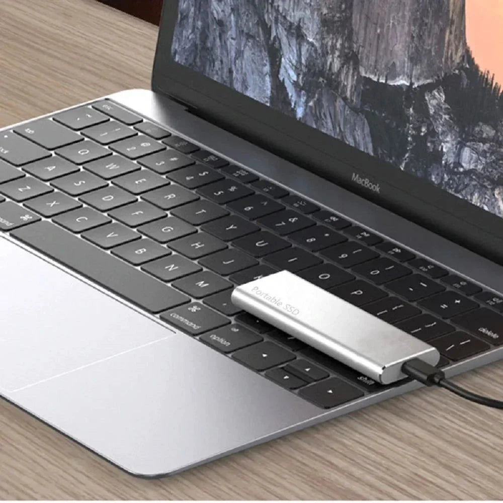 External Hard Drive 4TB USB-C Portable Plug-and-Play